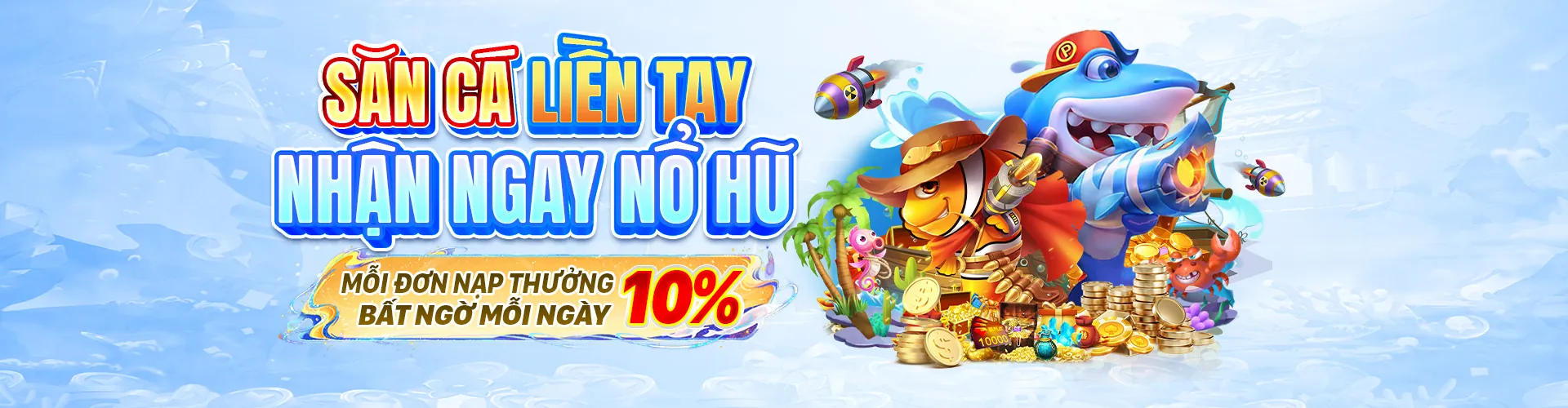 Hình ảnh chính game Bắn Cá RM88, đại dương xanh thẳm